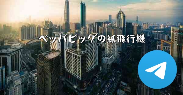 <b>ペッパピッグの紙飛行機</b>