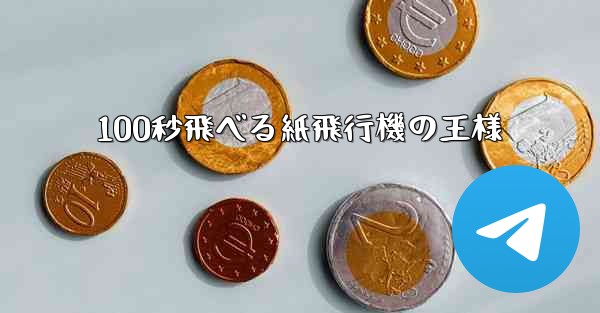 100秒飛べる紙飛行機の王様