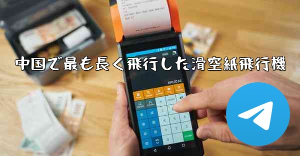 <b>中国で最も長く飛行した滑空紙飛行機</b>