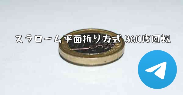 <b>スラローム平面折り方式 360度回転</b>