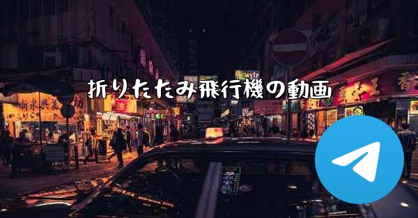 折りたたみ飛行機の動画