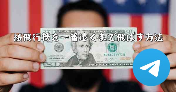 <b>紙飛行機を一番遠くまで飛ばす方法</b>
