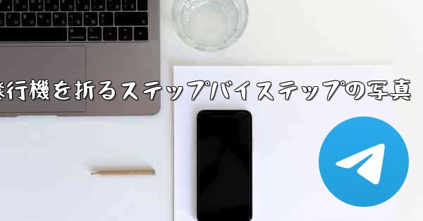 <b>紙飛行機を折るステップバイステップの写真</b>