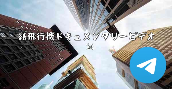 紙飛行機ドキュメンタリービデオ