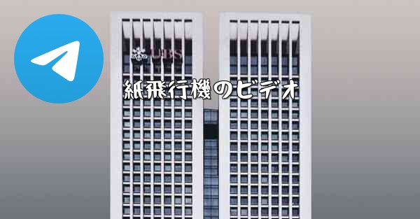 <b>紙飛行機のビデオ</b>