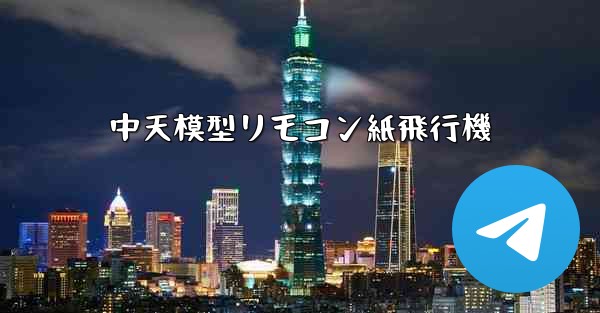 中天模型リモコン紙飛行機