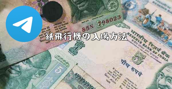 紙飛行機の入場方法