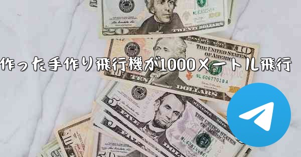 折り紙で作った手作り飛行機が1000メートル飛行