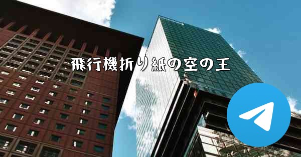 飛行機折り紙の空の王